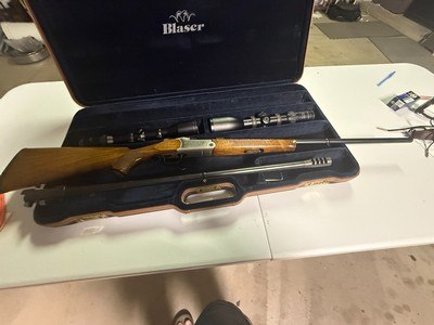 Blaser K95 With 300 Weatherby and 25.06 Barrels - Image 4 of 11