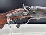 A. HOLLIS .500/.450 JONES UNDER LEVER HAMMER GUN DOUBLE RIFLE - 19 of 20