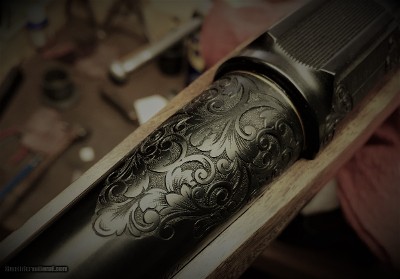 Professional Hand-Engraving on Firearms & Custom