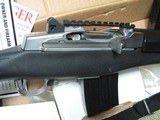 Ruger Mini 14 .556x45/ .223 Remington. Stainless 583 series rifle like new. - 6 of 13