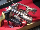 Smith & Wesson Model 64 Snub nosed revolvers (2). Stainless - 12 of 14