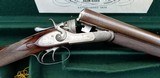 Parkes Bar Action 12ga Hammer Gun 30" Damascus Barrels in Excellent Condition w/ Recent Nitro Proof - 3 of 14