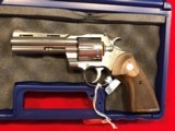 Colt Python Polished Stainless 357 Magnum with 4.25 inch vented rib barrel - New in Box - New Model for 2020 - 2 of 3