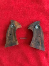 Smith and Wesson "K" Frame Square Butt wood grips - SHIPS FREE - 2 of 8