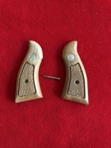 Smith and Wesson "K" Frame Square Butt wood grips - SHIPS FREE - 6 of 8