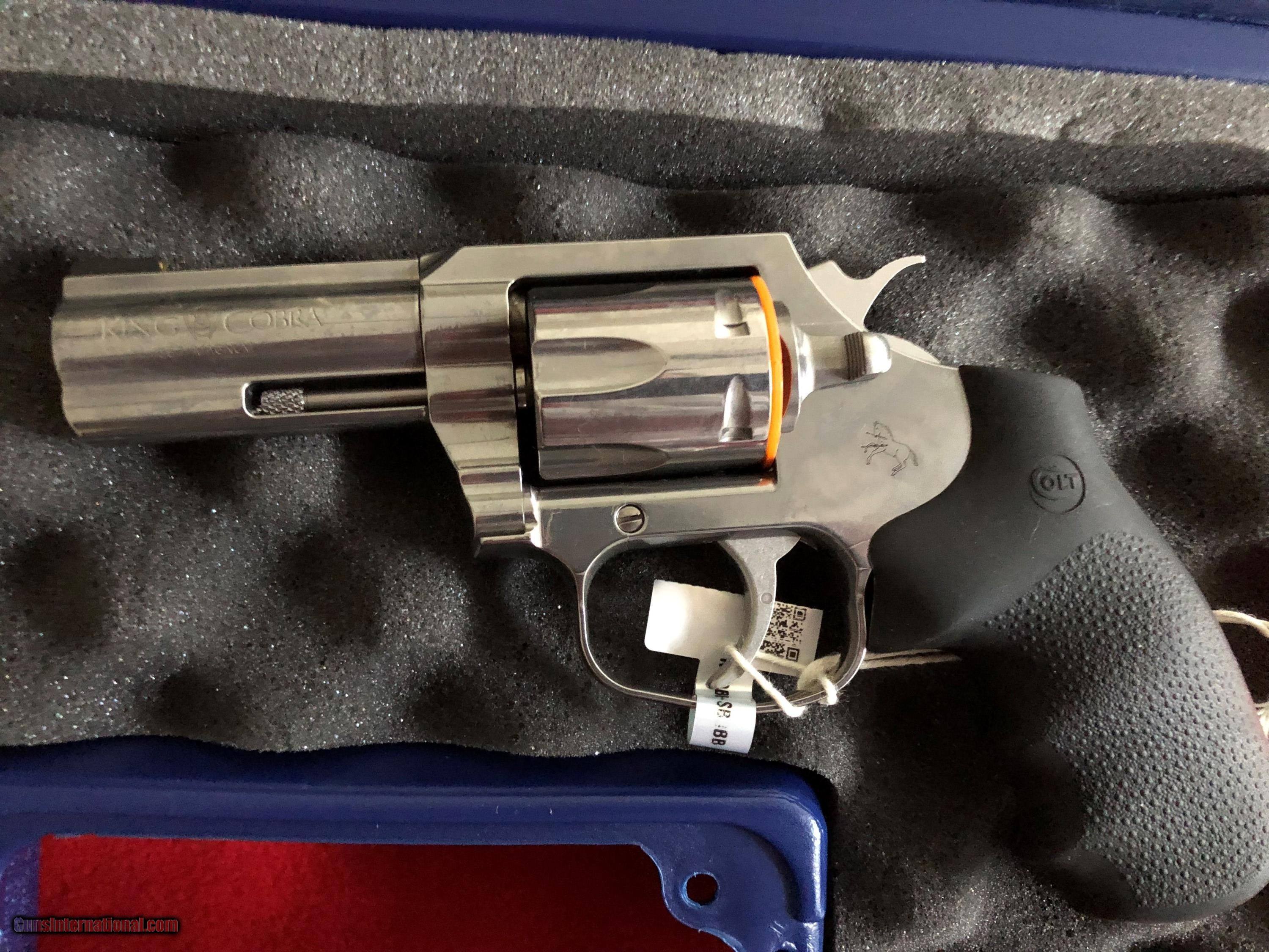 Colt New Production King Cobra Stainles Steel 357 Magnum With 3 Inch Barrel Item Number 5482