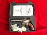 Ruger New Model Single Six 22LR with extra 22 WMR Cylinder - Stainless Steel