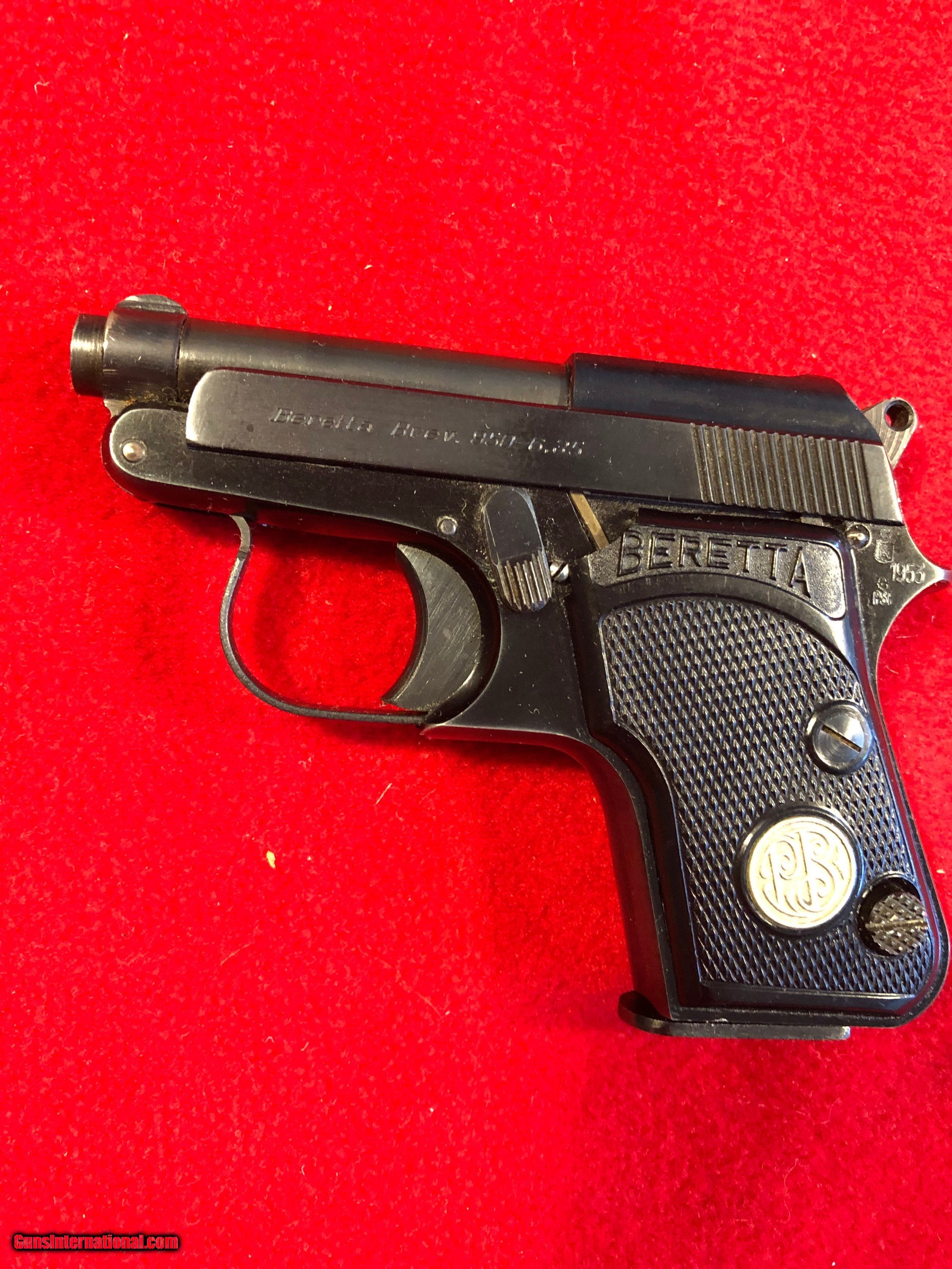 Beretta 950 Pistol In 635mm 25 Acp Excellent Condition Early