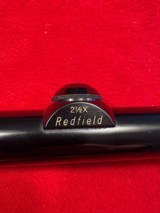 Redfield 2.5 Power Fixed Duplex Recticle 1 Inch Diameter Tube Riflescope with Weaver Style Rings***Excellent Condition