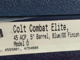 Colt Combat Elite 45ACP with 5 inch barrel - Two Tone Finish - NEW IN BOX - 7 of 7