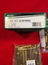 30-40 Krag dies and brass - 3 of 3