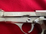 Beretta Model 84BB Caliber 9mm Short/380 ACP with Rare Factory Nickel finish EXCELLENT CONITION - 8 of 15