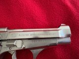 Beretta Model 84BB Caliber 9mm Short/380 ACP with Rare Factory Nickel finish EXCELLENT CONITION - 9 of 15