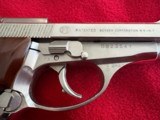 Beretta Model 84BB Caliber 9mm Short/380 ACP with Rare Factory Nickel finish EXCELLENT CONITION - 10 of 15