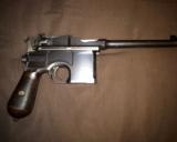 ALL MATCHING MAUSER BROOMHANDLE C96 1896 .30 MAUSER WITH STOCK - 4 of 15