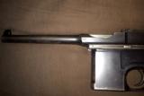ALL MATCHING MAUSER BROOMHANDLE C96 1896 .30 MAUSER WITH STOCK - 11 of 15