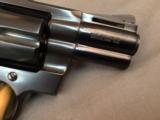 COLT PYTHON 2.5" (2 1/2") BLUE REVOLVER WITH CUSTOM TARGET WOOD GRIPS SNAKE - 9 of 15