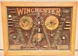 WINCHESTER MODEL 1890 SINGLE-W CARTRIDGE BOARD BULLET BOARD ORIGINAL SINGLE W - 1 of 15