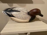 Canvasback drake duck decoy, Ken Anger, Dunnville, Ontario, - 3 of 3