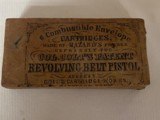 Rare original civil war era colt cartridge works envelope cartridges - 1 of 4
