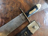 W BUTCHER SHEFFIELD CIVIL WAR BOWIE DAGGER Knife D GUARD SWORD - 8 of 12