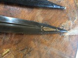Huge Persian Dagger Kinjal Sword Bowie Knife - 4 of 11