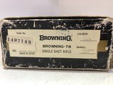 New Old Stock Browning B78 .45-70 24" Barrel - 3 of 19