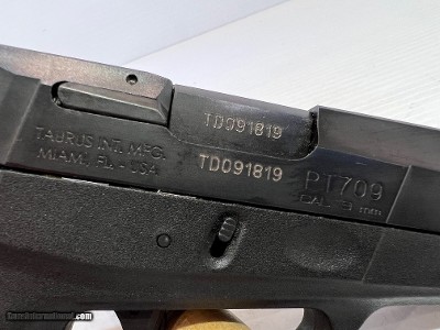 New Taurus PT 709 Slim 9mm, 3
