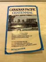 Like New Winchester 94 Canadian Pacific Centennial .32 Win Special 24" Barrel - 3 of 21
