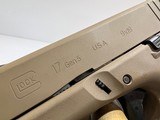 New Glock 17 Gen 5 Tan, 9mm, 4.5" Barrel - 3 of 13
