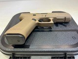 New Glock 17 Gen 5 Tan, 9mm, 4.5" Barrel - 8 of 13
