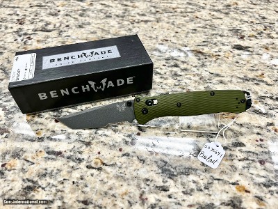 New Benchmade 537SGY-1 Bailout