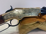 NEW Henry H011d3 44-40 Win Original Engraved Lever Action Brass Big Boy - 8 of 19