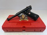 New Old Stock Ruger Mark II 50th year .22lr, 4.75
