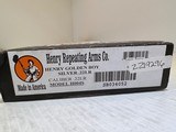 New Henry H004S Golden Boy Silver .22lr, 20