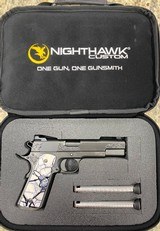 Nighthawk Custom VIP GOV 45acp Mammoth Ivory Grips Hand Engraved - 1 of 17