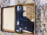 Colt 1908 25 acp Hammerless pocket pistol 1922 manufacture date Rimless Smokeless - 2 of 14