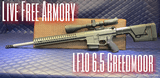 USED Live Free Armory LF10 6.5 CM Creedmoor Bushnell Nitro Scope Semi Auto Rifle - 1 of 18