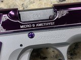 NIB Kimber Micro 9mm Special Edition Amethyst - 5 of 6