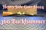 New Henry Side Gate 360 BuckHammer BH H024 Lever Action - 1 of 8