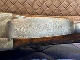 Cogswell Harrison Victor hammerless 20 gauge side by side shotgun
1881 pre 1898 Engraved Damascus Ex Hozier - 12 of 25
