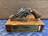 Used Like New Colt Cobra .38sp, 2