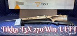 Tikka T3X Lite LEFT HAND 270 WSM - 1 of 1