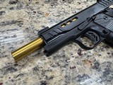 Kimber 1911 Rapide 45 ACP G10 grips TruGlo sights Gold TiN steel barrel - 3 of 9