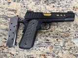 Kimber 1911 Rapide 45 ACP G10 grips TruGlo sights Gold TiN steel barrel - 5 of 9