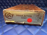 Unfired Very Good Condition 3rd Gen Colt Single Action Army .45colt, 7.5