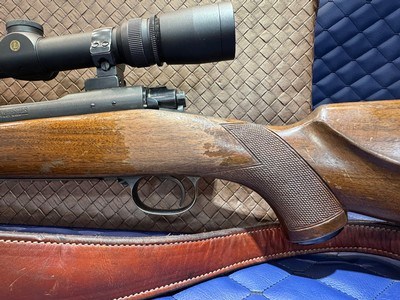 Winchester Model 70 Supergrade375 H&H Pre 64 African Big Game Rifle MFG 1955 and Good Mojo! - Image 7 of 25
