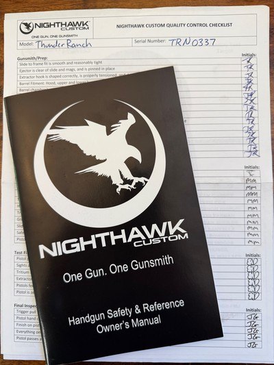 Nighthawk Thunder Ranch Combat Special .45 ACP - Image 8 of 8