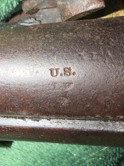 ASA Waters U.S. Model 1836 Single-Shot Flintlock Pistol manufactured by Asa Waters in 1837 still in its original flintlock configuration - Image 8 of 14