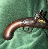ASA Waters U.S. Model 1836 Single-Shot Flintlock Pistol manufactured by Asa Waters in 1837 still in its original flintlock configuration - Image 3 of 14